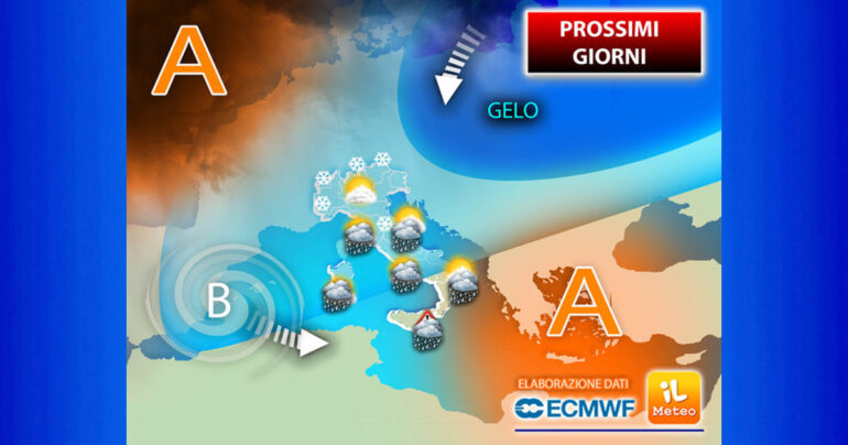 Meteo 9 Gennaio 2024: Iniziano almeno 7 giorni di gran Freddo