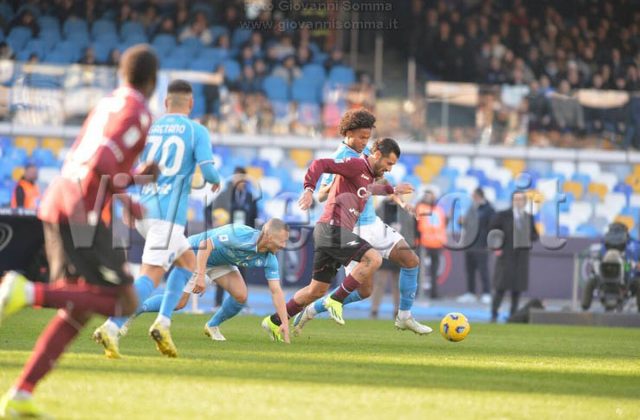 Napoli – Salernitana (2-1): Le foto dei protagonisti in campo