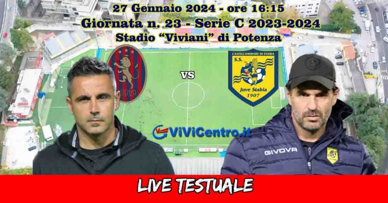 Potenza-Juve Stabia, Rileggi LIVE 1-3