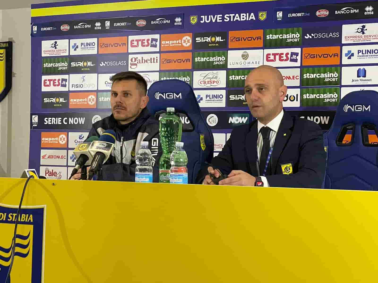 tarantino juve stabia giugliano conferenza