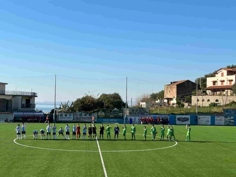 Virtus Stabia-Sanseverinese, solo un pari 1-1 per gli stabiesi