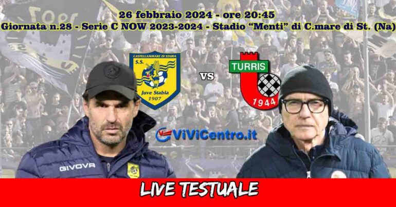 Juve Stabia-Turris, Rileggi LIVE 1-0 (2° Adorante)