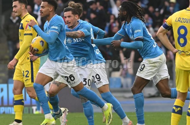 Napoli – Verona (2-1): Le foto dei protagonisti in campo