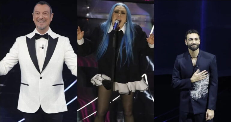 Prima serata di Sanremo 2024: Bertè in testa e Mengoni sorprende