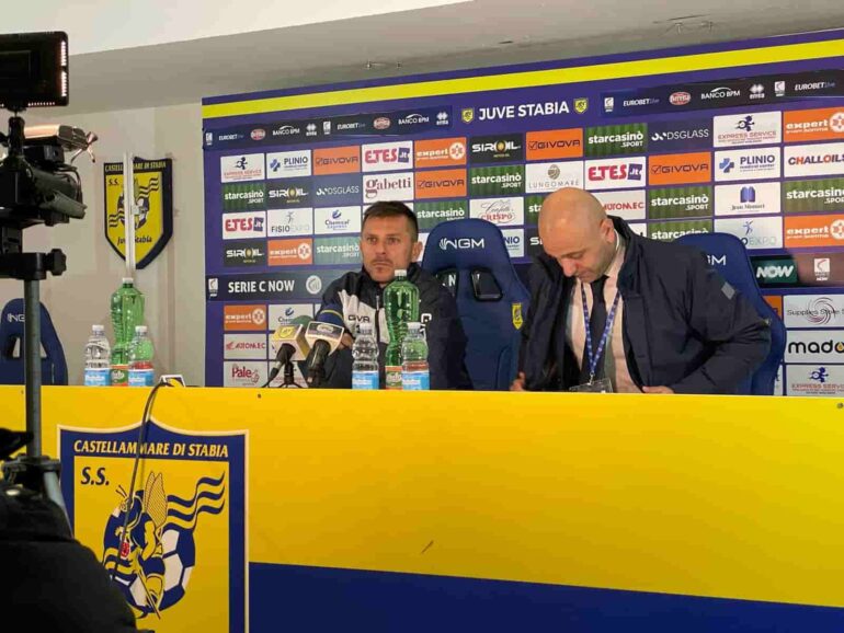 Juve Stabia, Tarantino: film già visto, 15-16 occasioni da gol oggi