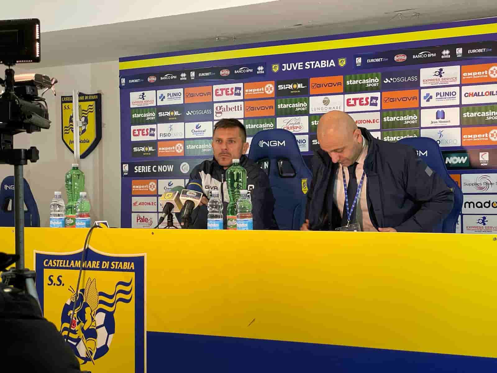 tarantino juve stabia brindisi conferenza