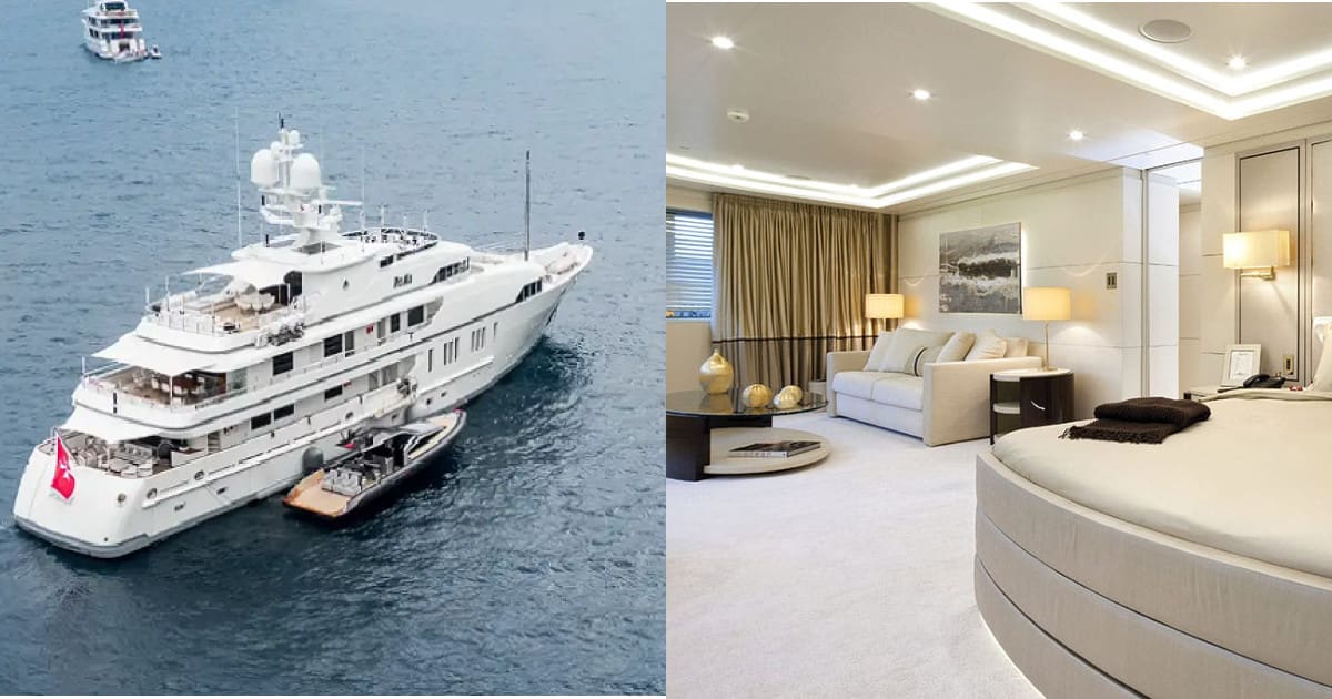 A bordo del mega yacht Roma a Stabia Main Port