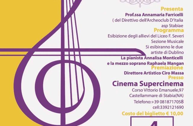 Il ponte musicale da Castellammare a Dublino: 4 aprile SuperCinema