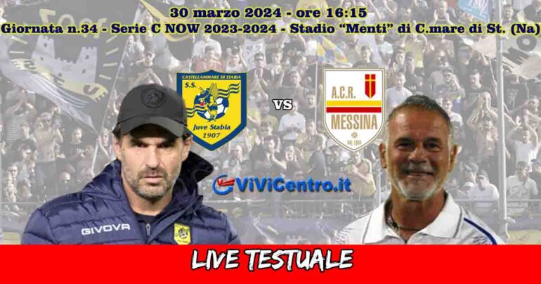 Juve Stabia-ACR Messina, Rileggi LIVE 4-1