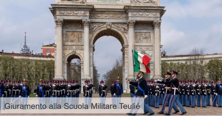 Giuramento del Corso “Fumi III” alla Scuola Militare Teulié
