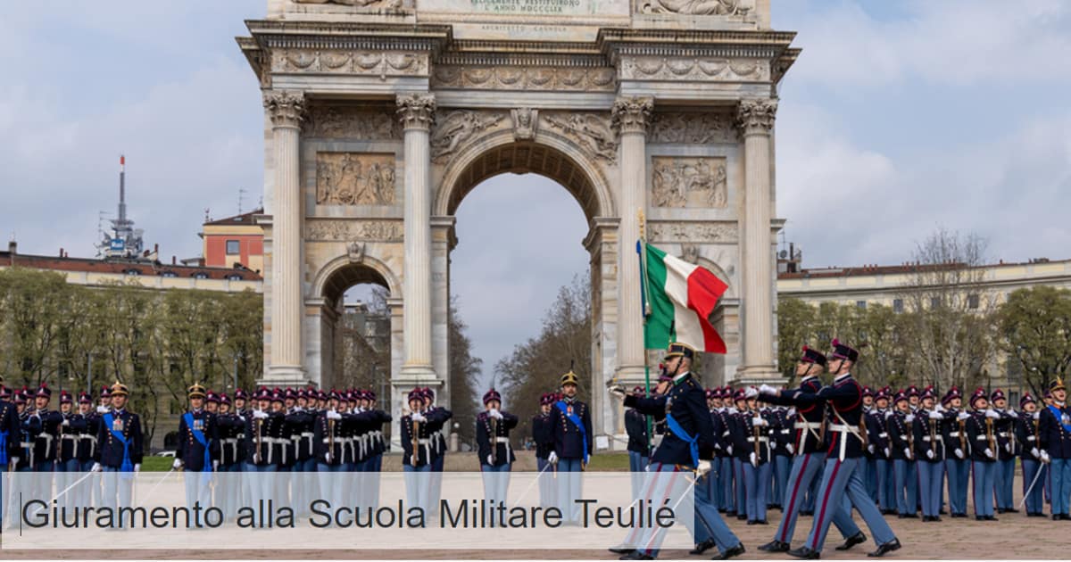 Scuola Militare Teulié Gli Allievi del Corso 'Fumi III' prestano Giuramento