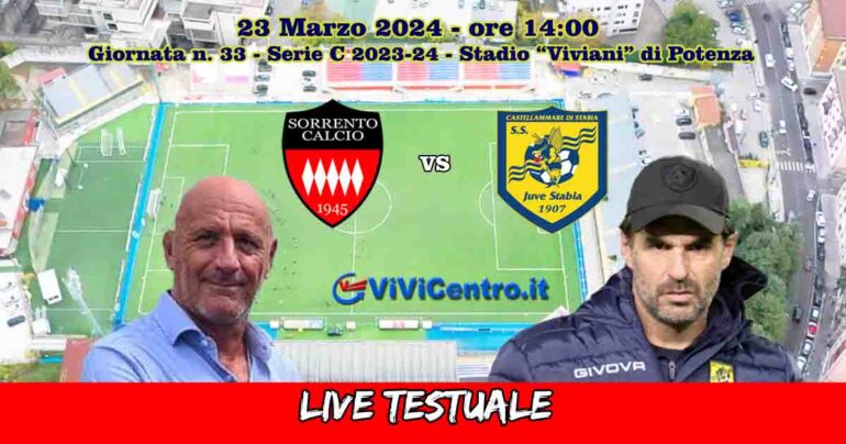Sorrento-Juve Stabia, Rileggi LIVE 1-2