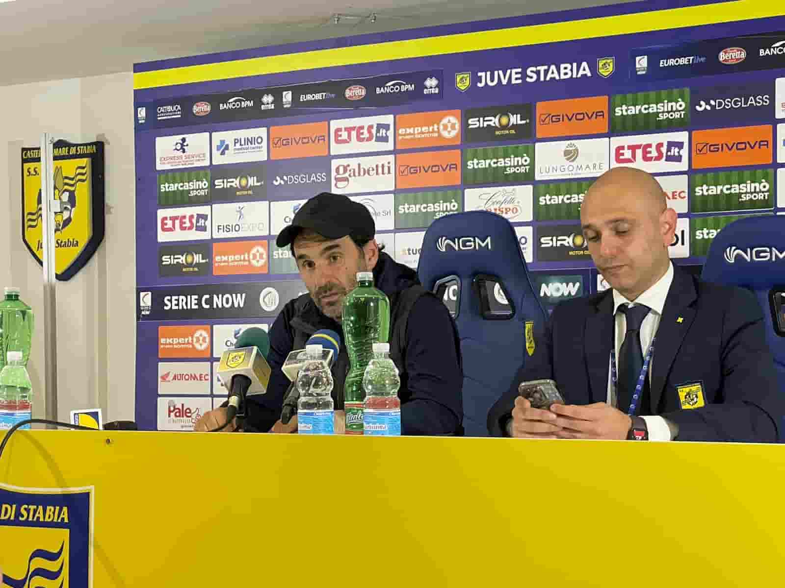 pagliuca juve stabia messina conferenza