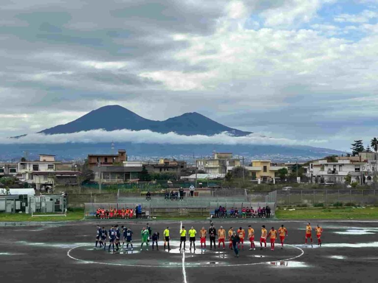 San Valentino-Virtus Stabia 1-2, vittoria di misura per i biancazzurri