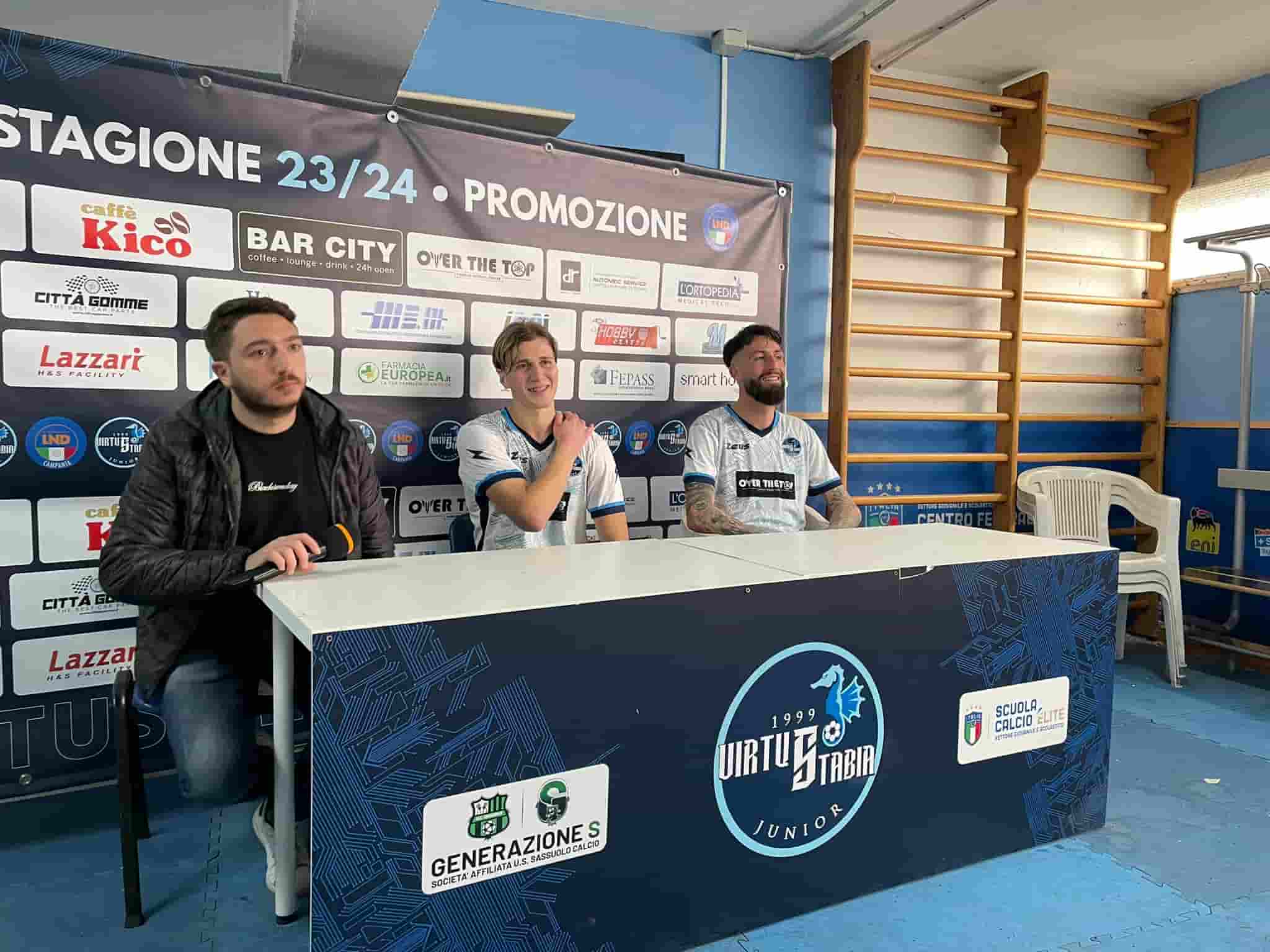 virtus stabia farriciello caccavo conferenza