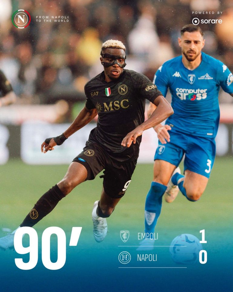 Empoli-Napoli 1-0, quanti problemi per gli azzurri