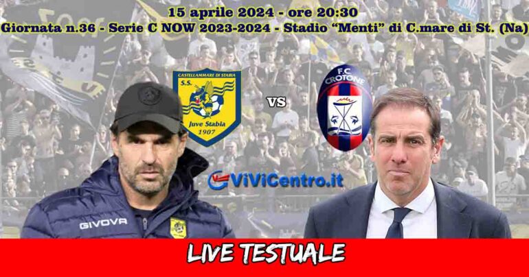 Juve Stabia-Crotone, Rileggi LIVE 1-1