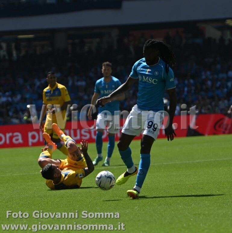 Napoli – Frosinone (2-2): Le foto dei protagonisti in campo