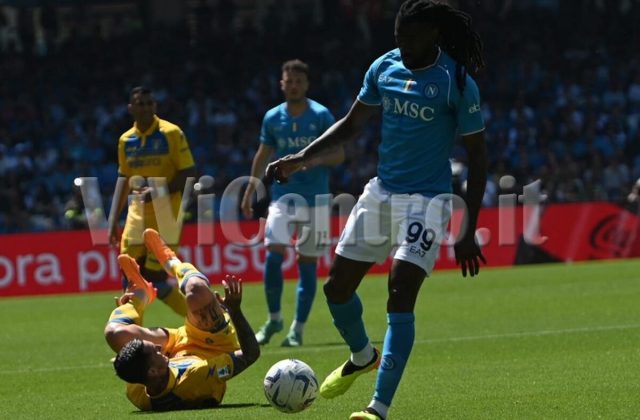 Napoli – Frosinone (2-2): Le foto dei protagonisti in campo