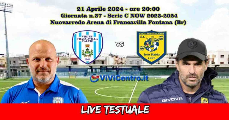 Virtus Francavilla-Juve Stabia, Rileggi LIVE 1-1