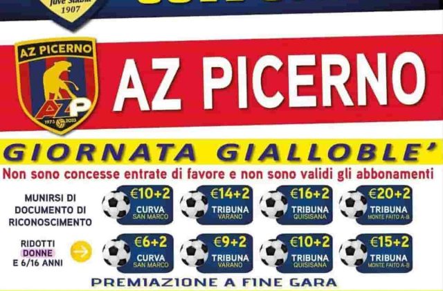 Juve Stabia, Giornata Gialloblè: i biglietti per il match col Picerno
