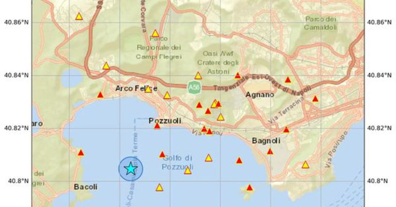 Scosse di Terremoto ai Campi Flegrei: Notte di Tensione
