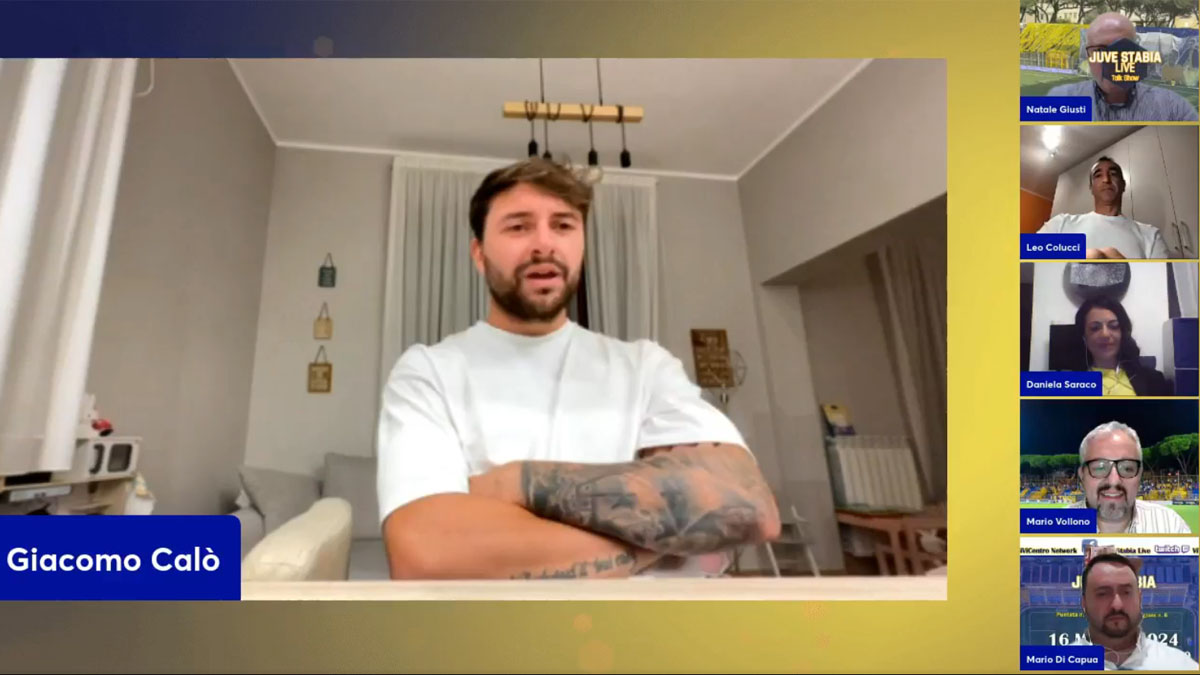 Juve Stabia Live Talk Show Giacomo Calò