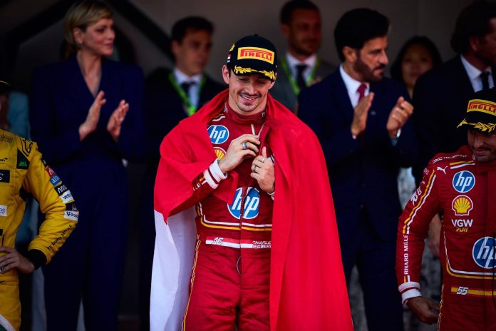 Leclerc Ferrari GP Monaco