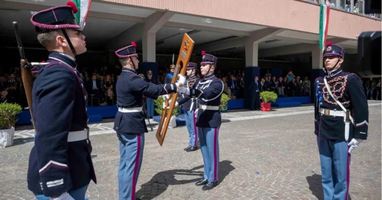 Mak P 100 alla Scuola Militare Nunziatella: celebrazione del 234° Corso