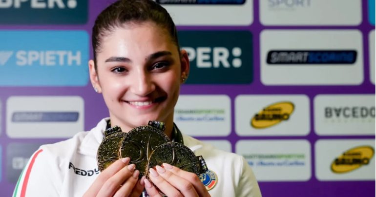 Trionfo di Manila Esposito ai Campionati Europei di Ginnastica Artistica: Tre volte oro!