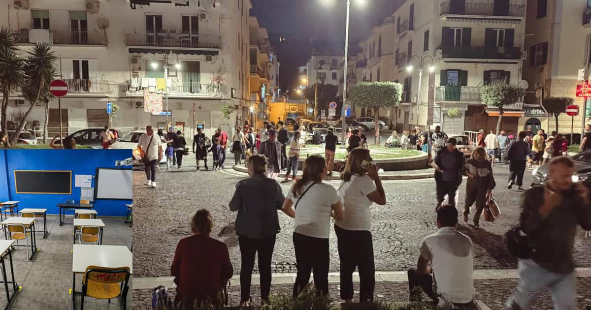 Terremoto Campi Flegrei, terrore nella notte-min