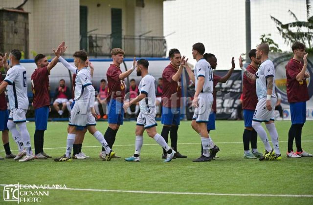 Virtus Junior Stabia vs Asd Cimitile: Le foto dei protagonisti in campo e dei tifosi