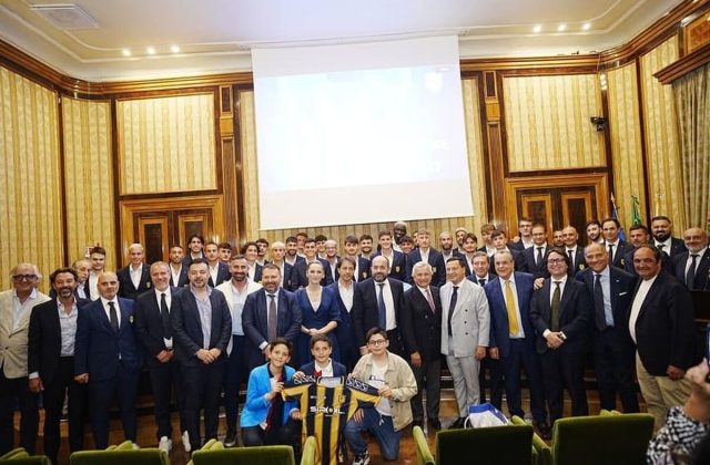 Juve Stabia premiata ieri sera all’Unione Industriali