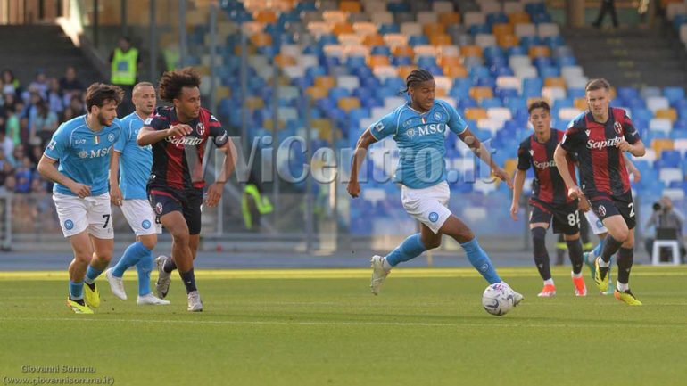 Napoli – Bologna (0-2): Le foto dei protagonisti in campo