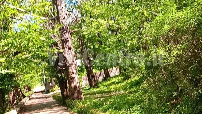 sentiero CAI strada Parco Borbonico di Stabia (2)