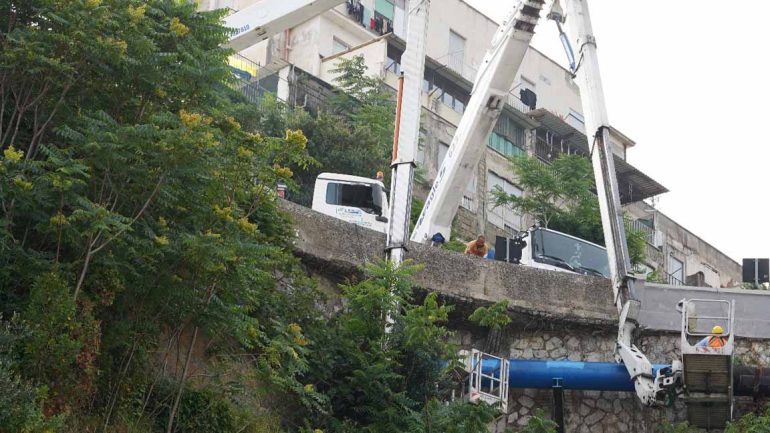 Gori, aggiornamento riparazione condotta adduttrice a servizio della Penisola sorrentina e di Capri