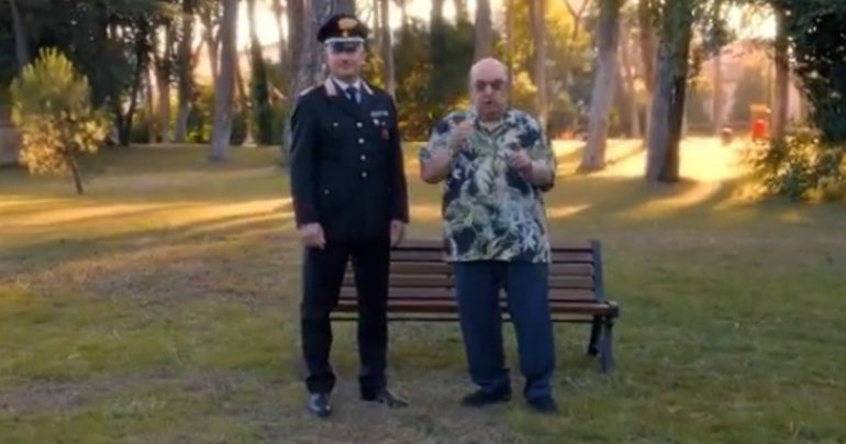 Lino Banfi e Carabinieri: campagna contro le truffe agli anziani