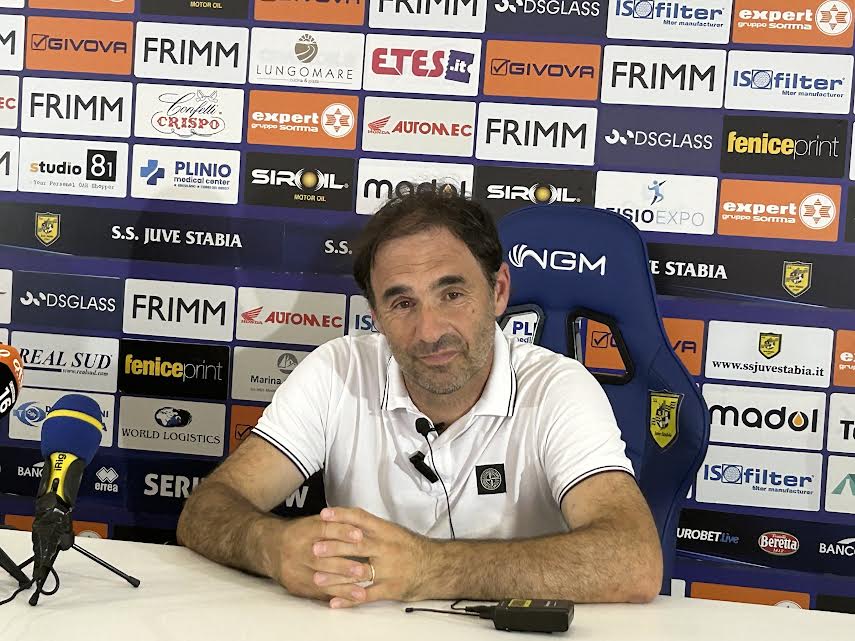 Juve Stabia, Pagliuca: anche con il Palermo verrà fuori il nostro DNA
