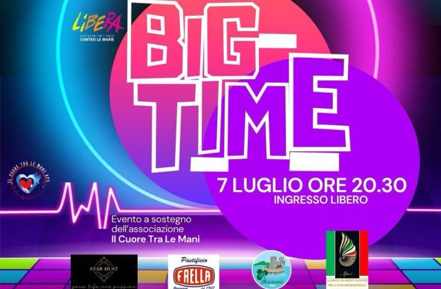 Castellammare di Stabia, Total Music Live #BigTime: Un concerto benefico per l’associazione il Cuore tra le Mani
