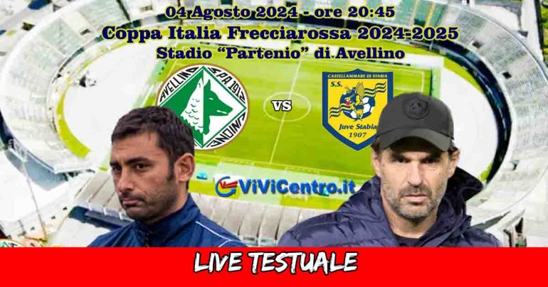 Avellino – Juve Stabia 3-1. Rileggi la diretta testuale
