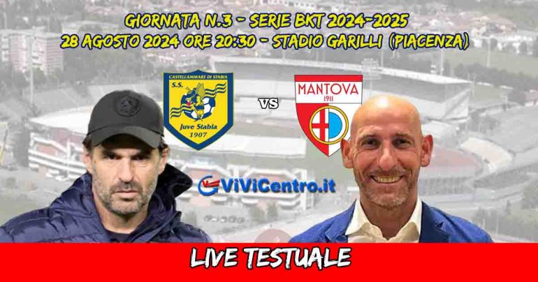 Juve Stabia – Mantova, rileggi il live: FINALE (1-0 14′ Piscopo)