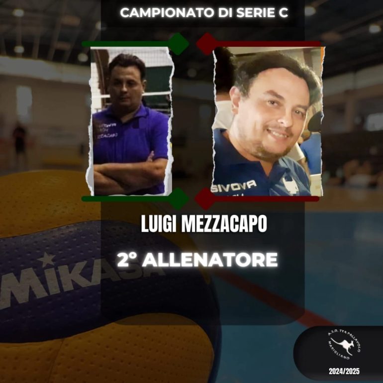 Tya Marigliano e Vesevus HuB Volley: Il Progetto si amplia con l’ingresso di coach Luigi Mezzacapo