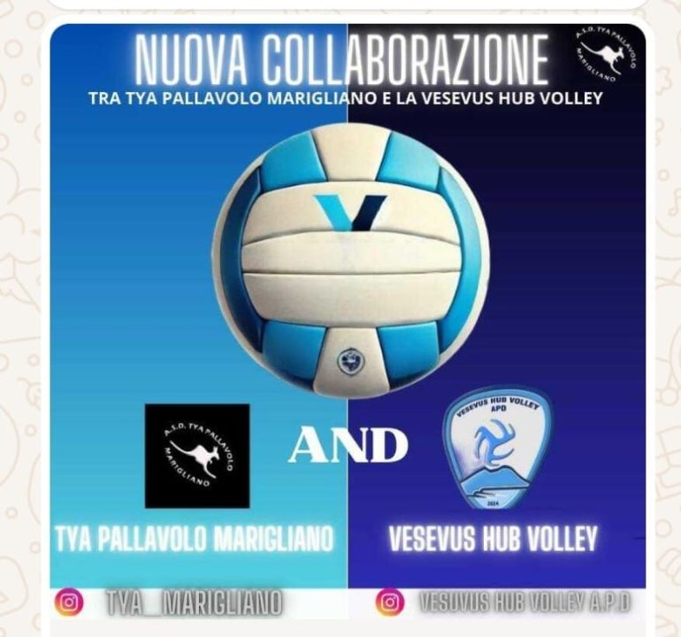 La TYA Marigliano e la Vesevus Hub Volley stringono un accordo di collaborazione