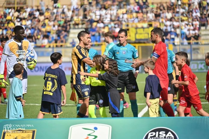 sampdoria presentazione juve stabia pisa live