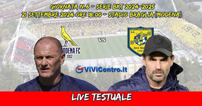 Modena-Juve Stabia LIVE