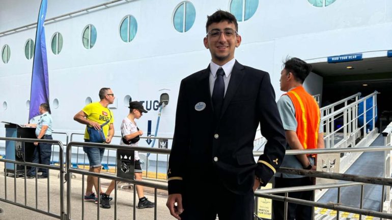 Un sogno che salpa: Vincenzo Esposito, dal Nautico di Piano di Sorrento alla Royal Caribbean