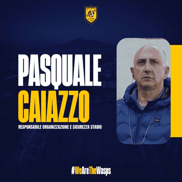 Juve Stabia, Caiazzo è il nuovo Responsabile dell’Organizzazione e Sicurezza Stadio