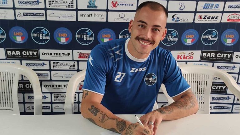 La Virtus Junior Stabia si separa dall’attaccante Kavin Giorgio