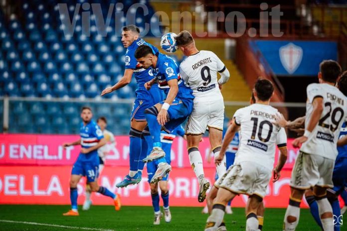 Napoli allenamento congiunto Sampdoria - Juve Stabia 1-2 Serie BKT 2024-2025 (18) ADORANTE SECONDO GOL