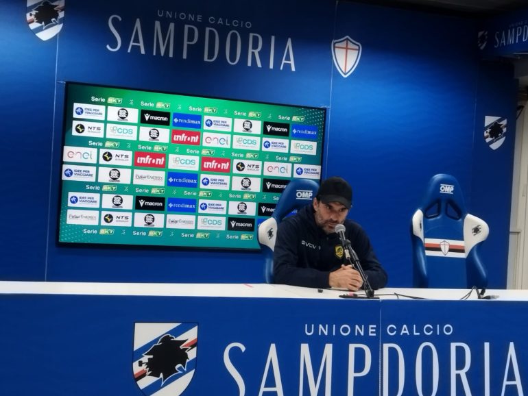 Juve Stabia, Pagliuca: nel primo tempo concesso poco alla Samp, nella ripresa abbiamo meritato la vittoria